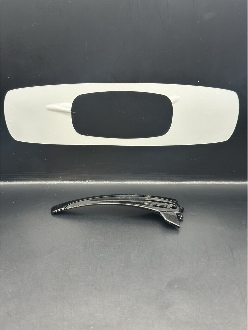 Oakley Batwolf OEM Polished Black Gold Text Right Replacement Arm